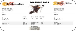 Boarding pass ikon
